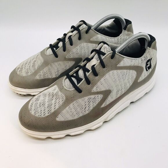FootJoy Superlites XP Spikeless Golf Shoes Men's 9M Gray 58025 Lace Up Low Top - Picture 3 of 9